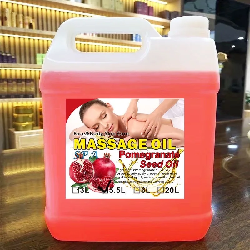 OEM ODM Private Label 5.5L Black Seed SPA Massage Oil Sea-buckthorn Essential Oil For Skin Care Moisturizing Oil
