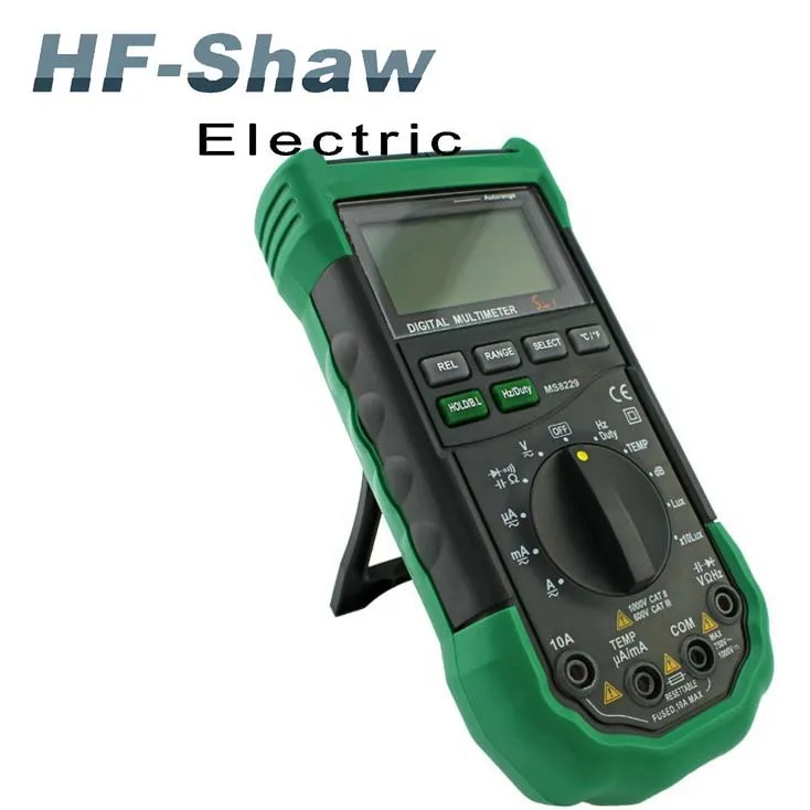 (High Quality)MS8268 Digital Multimeter AC/DC Voltmeter Ammeter Electrical Tester Ohm Capacitance professional tester clamp