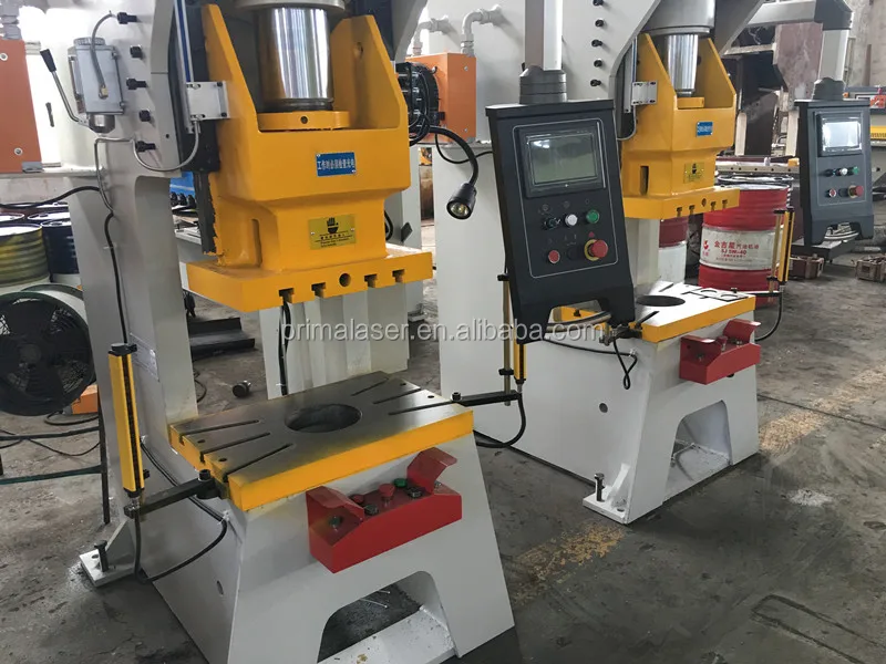 c frame hydraulic press used in aluminum cooling fin reshaping with ce/iso