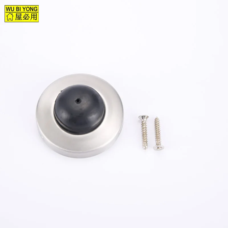 Hot Best Selling Round Stainless Steel Closer Exterior Rubber Door Stopper