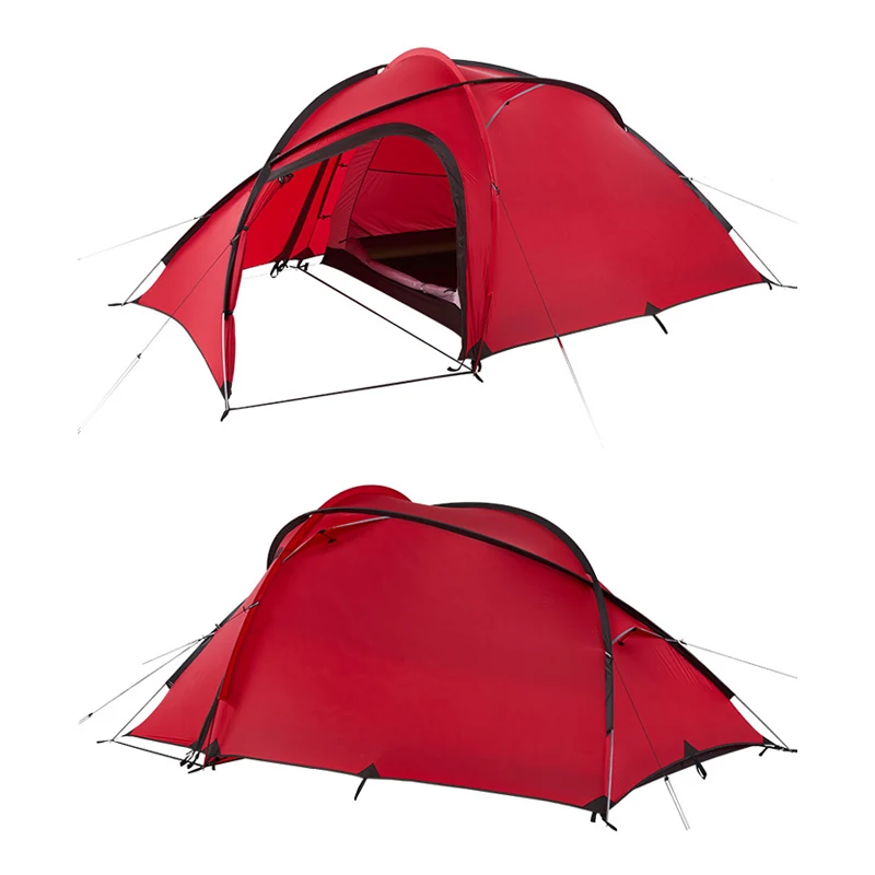 Wholesale Aluminum Pole Outdoor Camping Tents 4 Persons Waterproof Foldable Tents Large Family