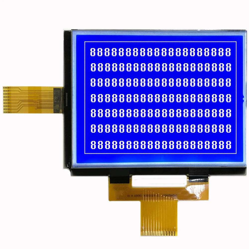 High Resolution 320x240 Graphic LCD Display STN Blue LCD Module With White Backlight