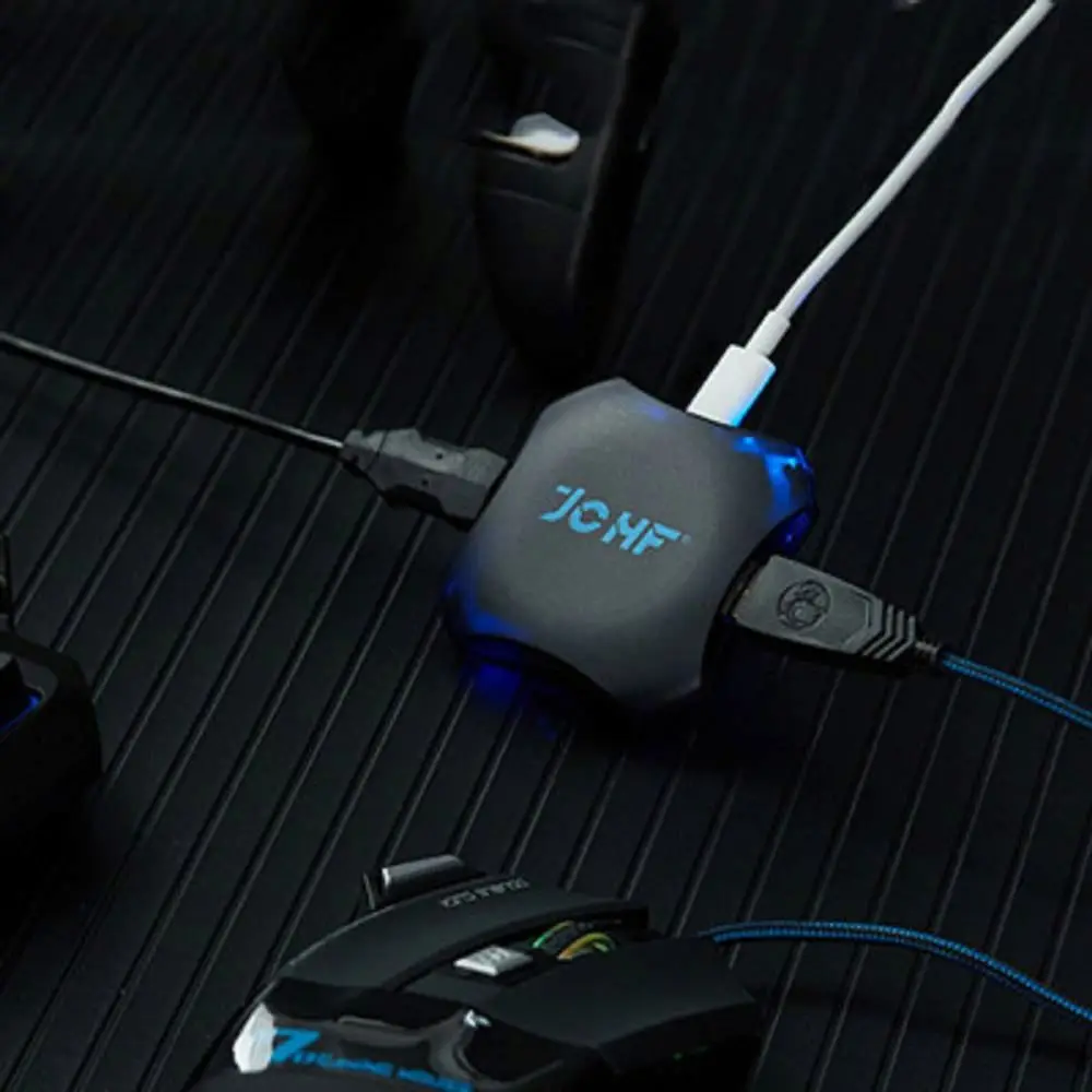 B2C Computer Accessories 1set Gaming Keyboard +Mouse+Converter Adapter For Game PUBG Eating Chicken For Android IOS iPhone