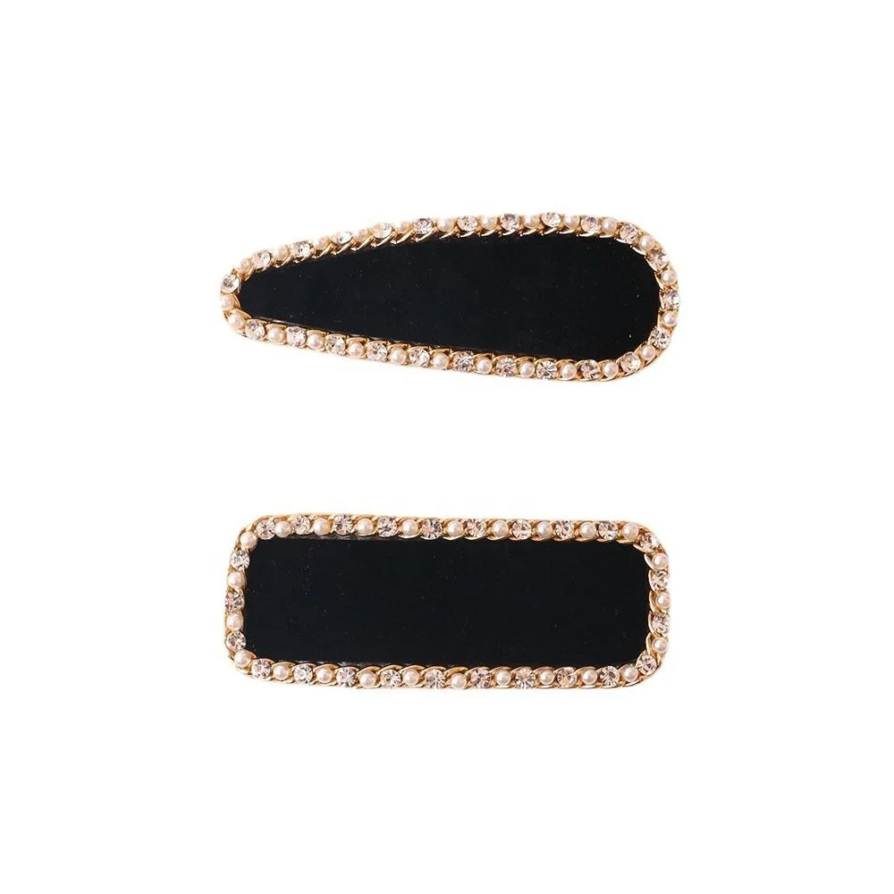 New Arrival Fashion Elegant Luxury Women Girls Hair Accessories Rhinestones Hair Clips