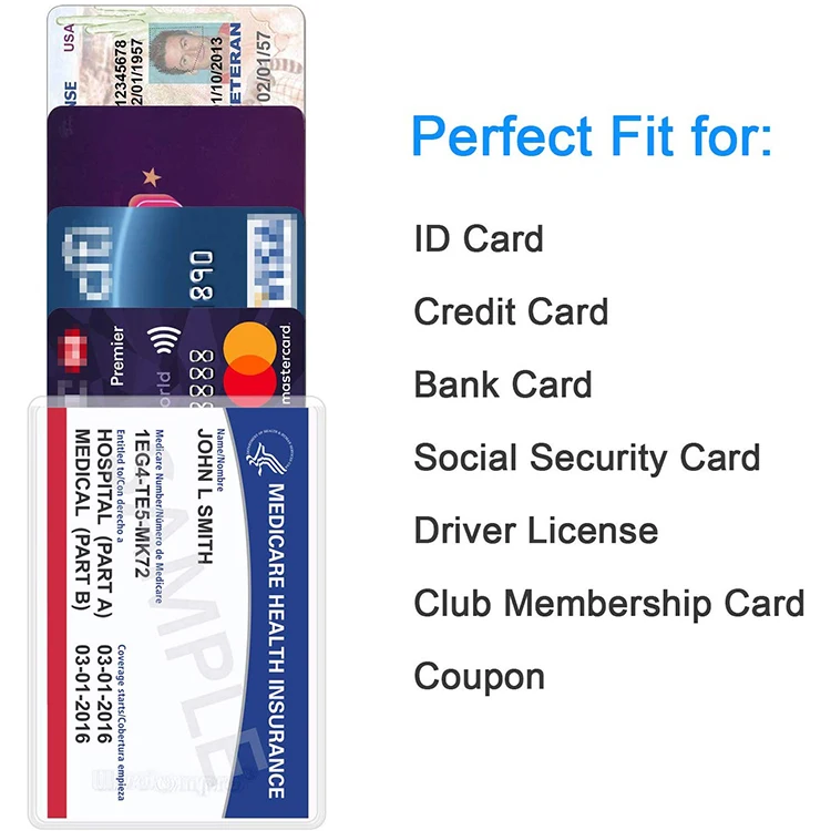 
Good Price Factory Direct PVC Credit Card Holder 