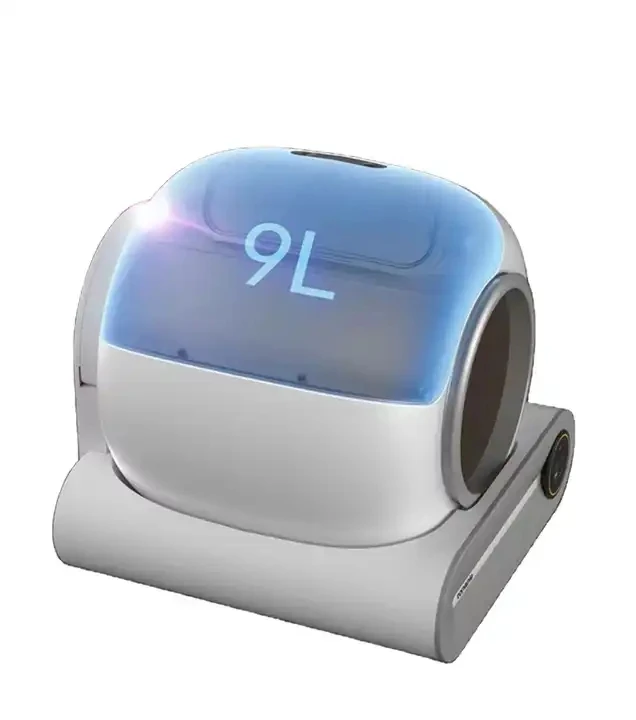OEM HOT SALE Pet Products Cleaning Plastic Cat Toilet Box Trays Simple Cute Cat Head cat litter box automatic cleaning