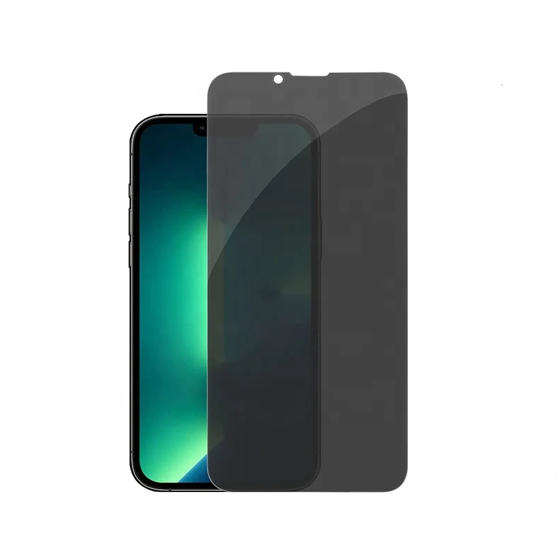 9H Hardness Bubble Free  Privacy Screen Protector for iPhone 13 14 14 pro  Anti-Spy Tempered Glass Film