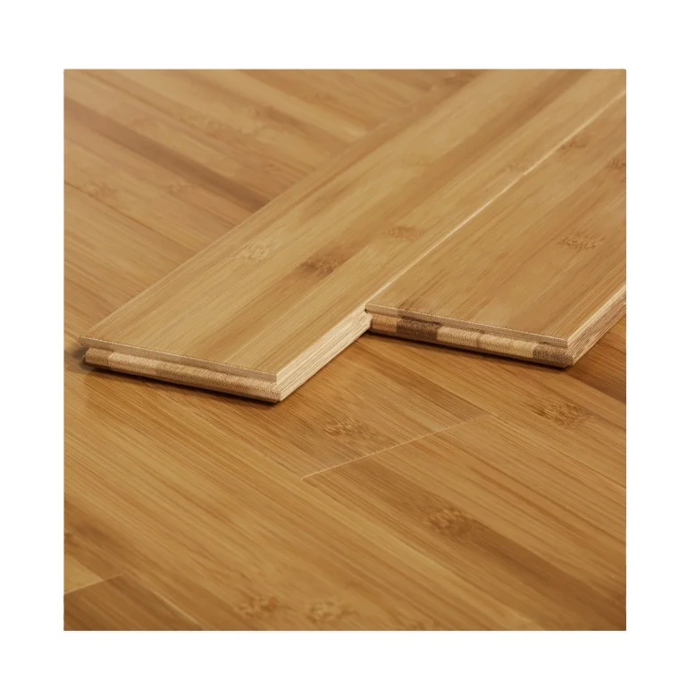 Living Style Carbonized Color Sale Horizontal Tongue Groove Solid Bamboo Flooring 15mm