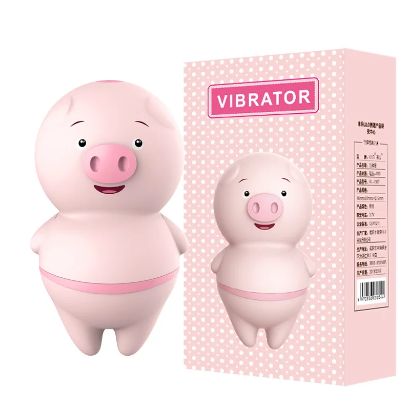 LILO Pink Mini Pig Vibrating Tongue Lick Vibrator Sex Toy for Women Stimulation