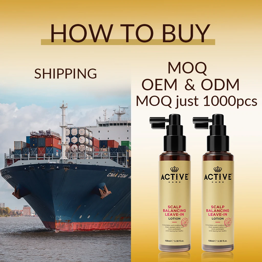 NEW Active-care Scalp Balancing Leave-in Lotion 100ml for  hair regrowth anti hair loss treatment