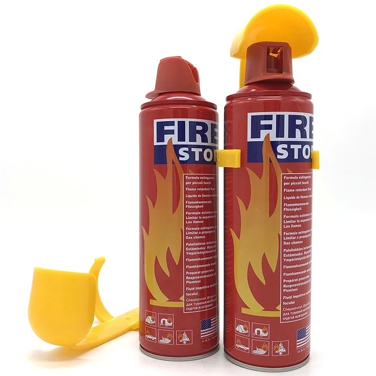 Wholesale 400ml 650ml 1000ml portable fire-fighting stop environmental foam type automobile car fire extinguisher