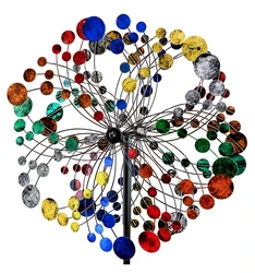 Hourpark hot selling wind spinners double bold kinetic wind spinners for sale