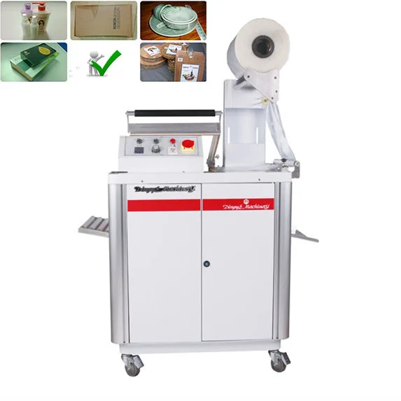 FM400 high efficient automatic L sealer shrink packer with POF/PVC film
