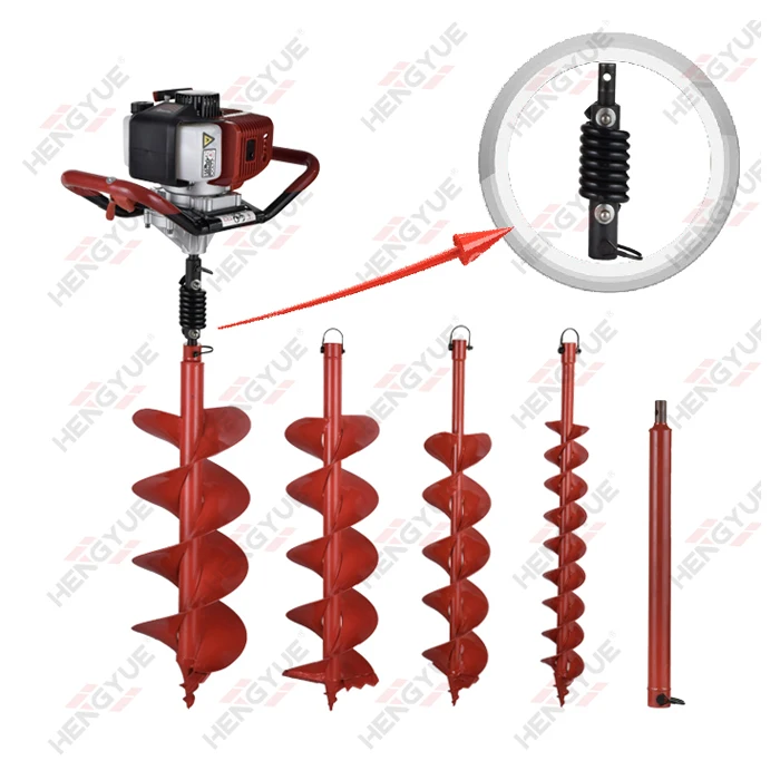 earth auger and soil auger and drilling machine hand operated
