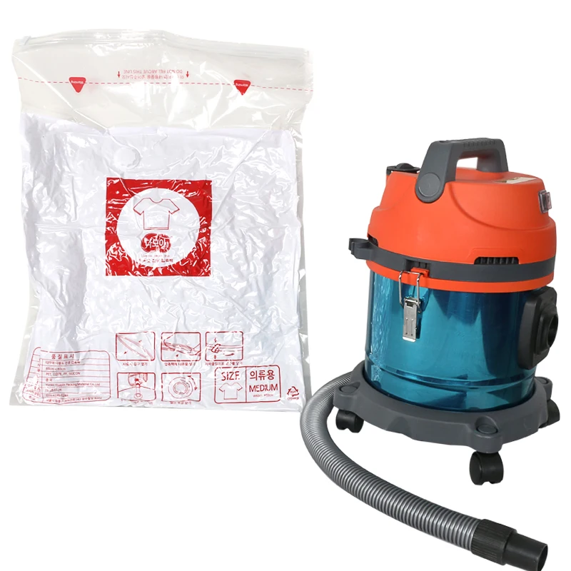 Zippers nylon storage bags for clothing and bedding