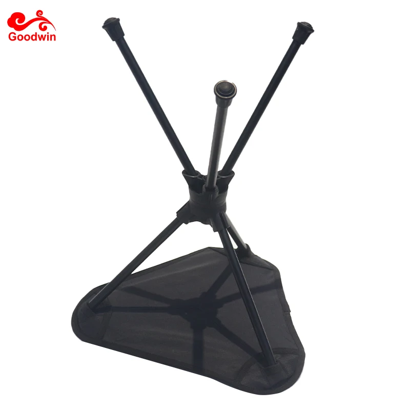Factory Customized 360 Degree Swivel Stool Mini Aluminium Portable Stool Three Legs Beach Camping Chair