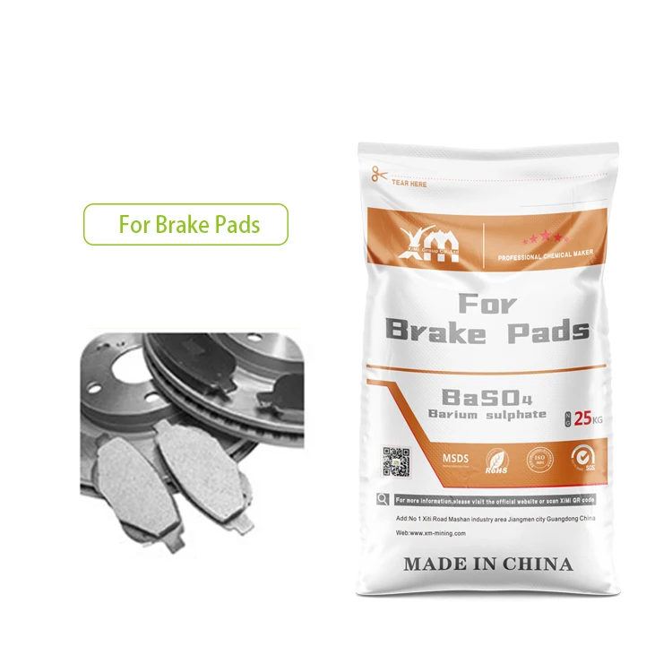 China Barite ore lump supply 600 mesh high content 95% BaSO4 for brake pads