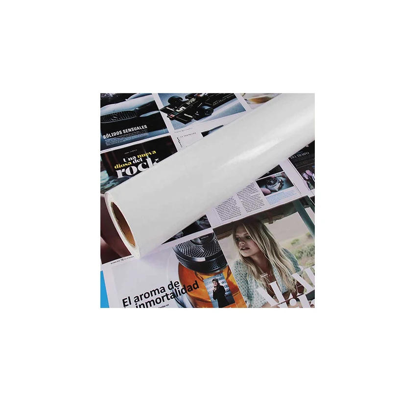 80 Micron PVC Self-Adhesive 120g SAV Vinyl Roll Hospital Printable Eco-Solvent Solvent Matte Glossy Surface PET Paper Material