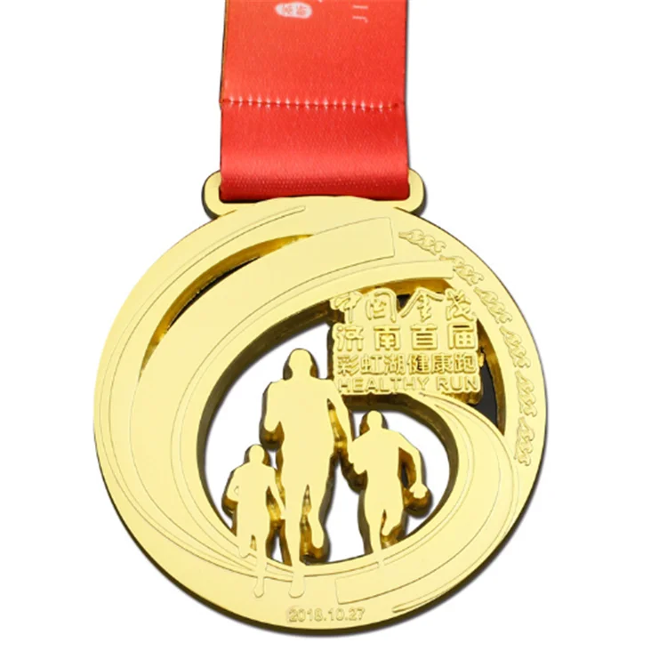 
2020 healthy run medal metal die cast 3d medals sports cups trophies medal awards 