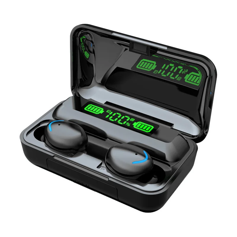 Earphones 9D Hifi Stereo Waterproof In Ear Headphone BT 5.0 LED Display Wireless Earbuds F9-5 F9-5C