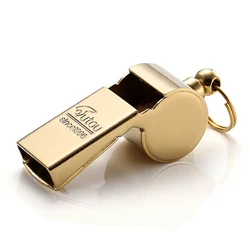 Открытый Медный свисток KeychainTitanium выживания Инструменты