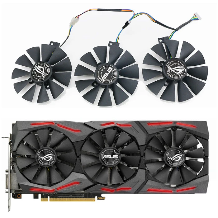 Вентилятор для охлаждения видеокарты ROG STRIX GTX1060 1070 1080TI