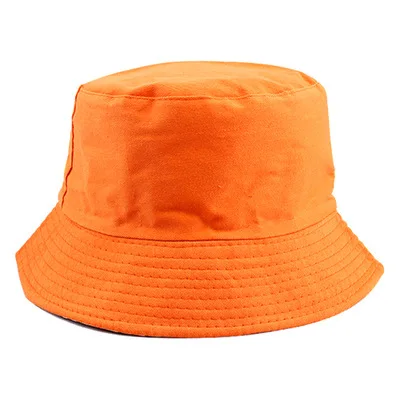 Wholesale Customize Embroidered Logo Wide Brim Blank Solid Color Fisherman Caps Casual Plain Buckets Hats