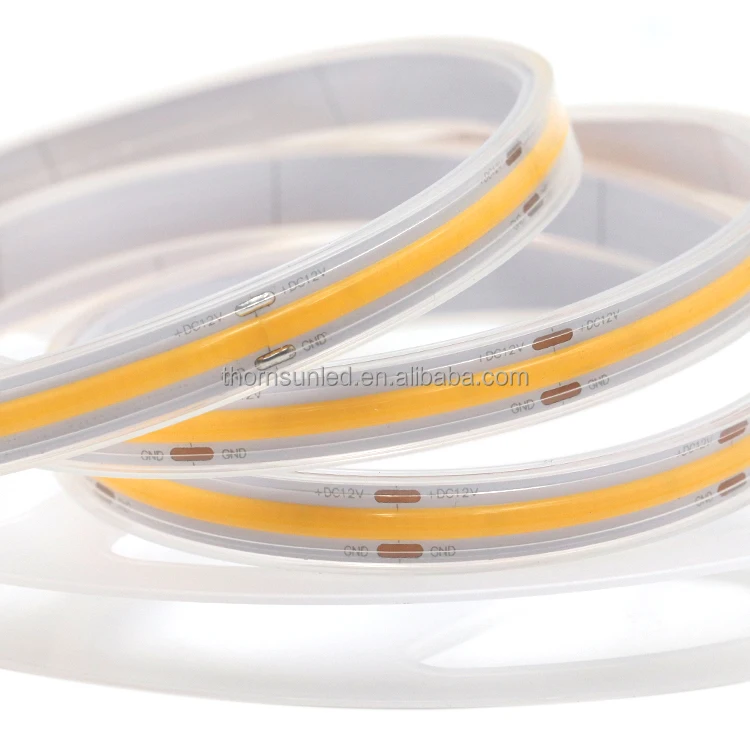
drop ship led flexible waterproof strip light 384leds/m fcob 3000K 4500K 6000K strip 