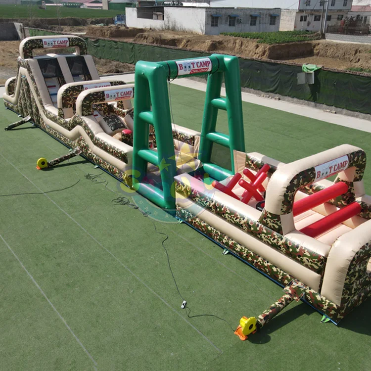 Надувная уличная полоса препятствий прыгающий домик ботинки надувной замок препятствия для мероприятия