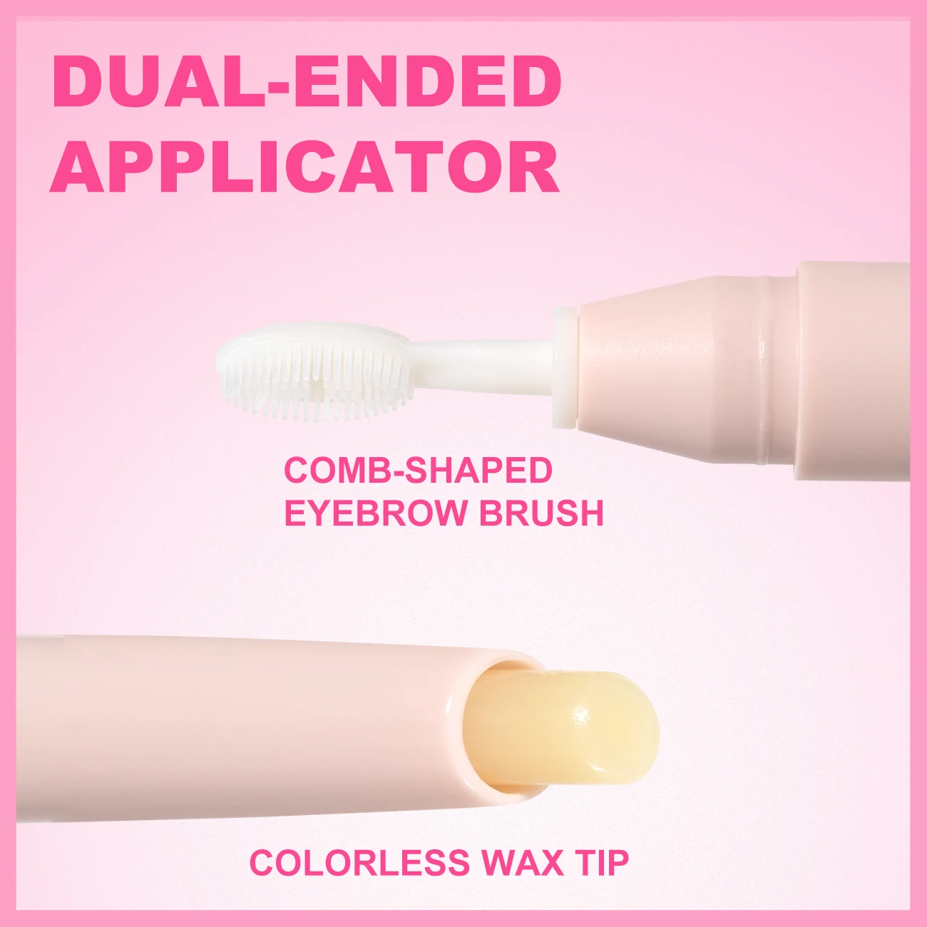 Cruelty-Free Double-Headed Matte Eyebrow Balm Wax Pencil Vegan Customizable Labeling Styling Makeup Create Your Brand Features