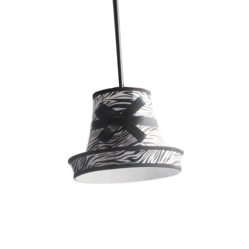 Модный тканевый чехол для настольной лампы с принтом зебры, внутренний тканевый абажур для спальни gilr