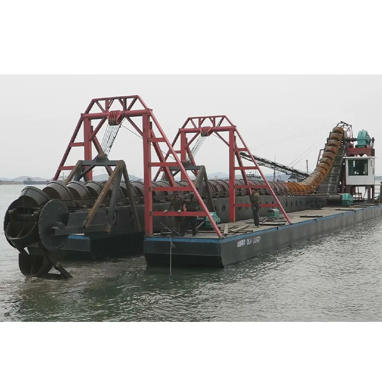 Professional Design Landder Dredge Dredging/digging/excavating/panning/mining Gold Dredging Boat