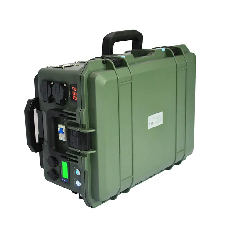 Rechargeable 5kw portable lifepo4 solar power generator 3000W portable power station for outdoor camping life