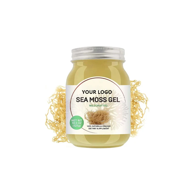 with 92 Minerals and Vitamins Immune Defense Thyroid Digestive Organic Sea Moss Gel Mango Pineapple Flavor Natural Seamoss Gel