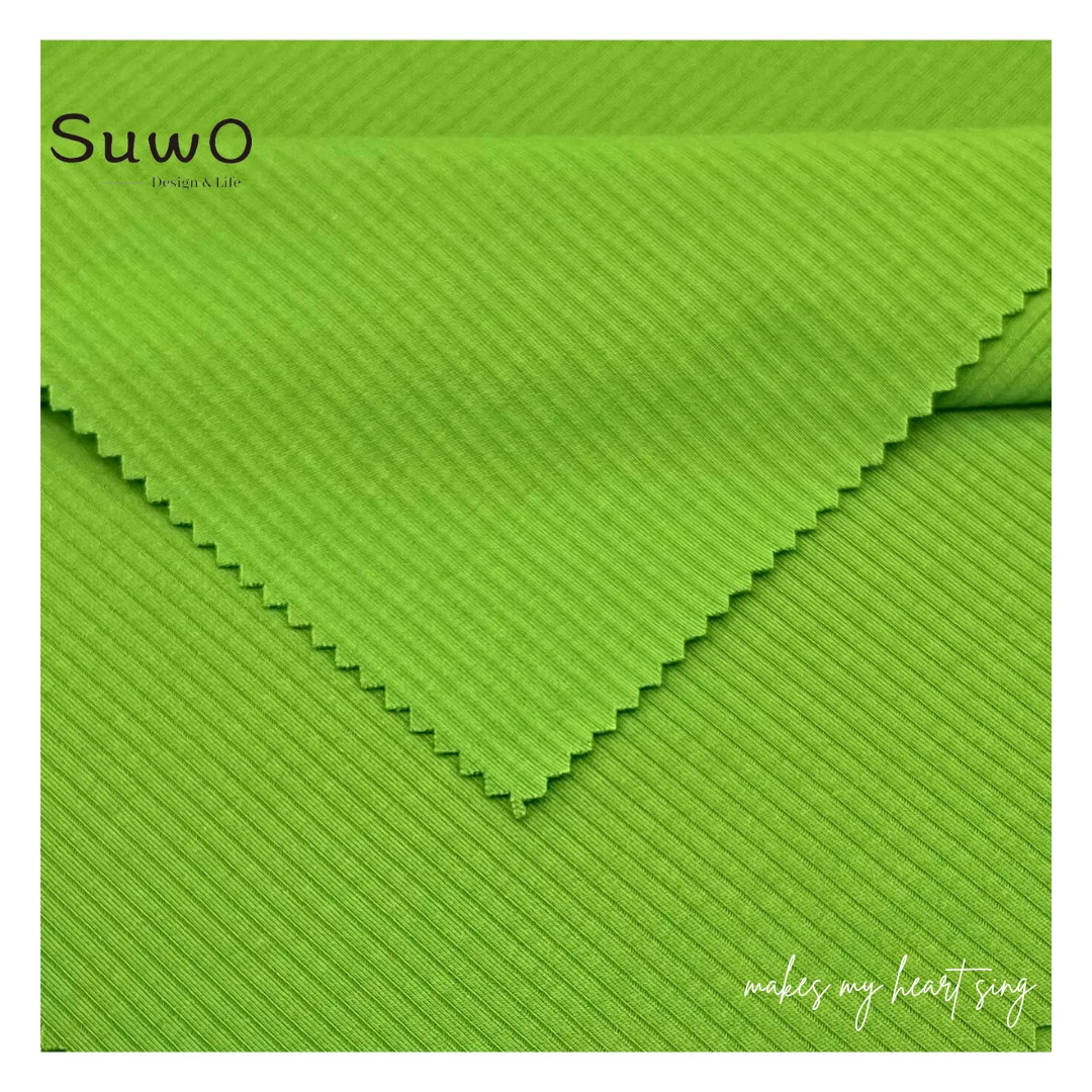 Dyed stripe 52% viscose fabric knitted spandex stretch Fashion for men women Sportswear t shirts cotton dresses