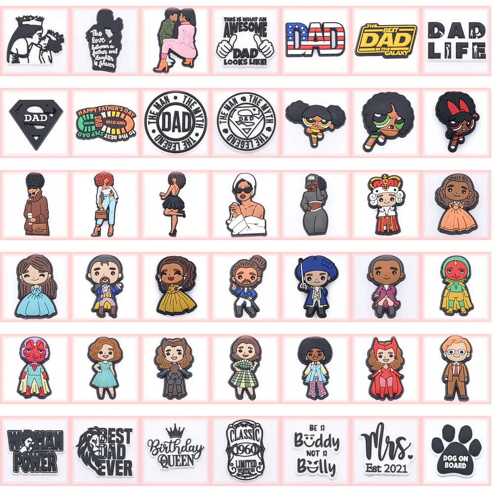 2022 round Custom Designer metal bling colorful metal letter designer charms for shoe accessory