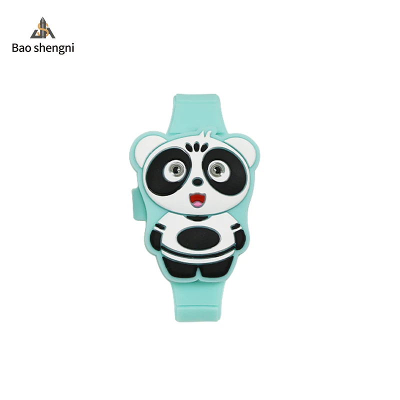 High Quality Cheap Gift Factory Supply Animals Kids Digital Watch Silicone Bracelet Touch Screen Cartoon Panda Toys Reloj
