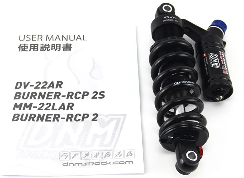 DNM/RCP-2S горный велосипед задний амортизатор 550 фунтов MTB мягкий Задний Аксессуары для велосипеда