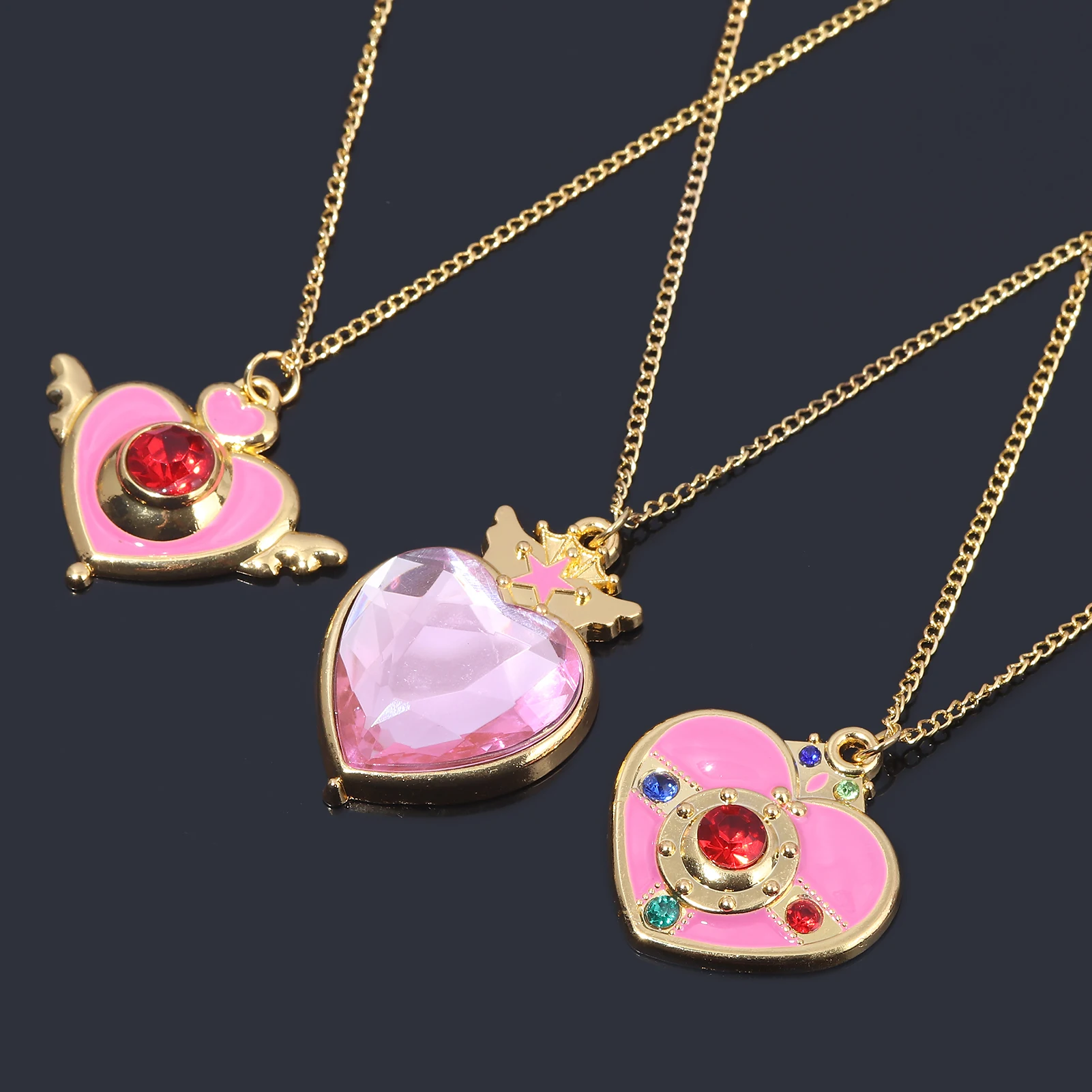 Anime Sailor Moon Warrior Transformer Girls Pendant Cosplay Tsukino Usagi Jewelry Necklace