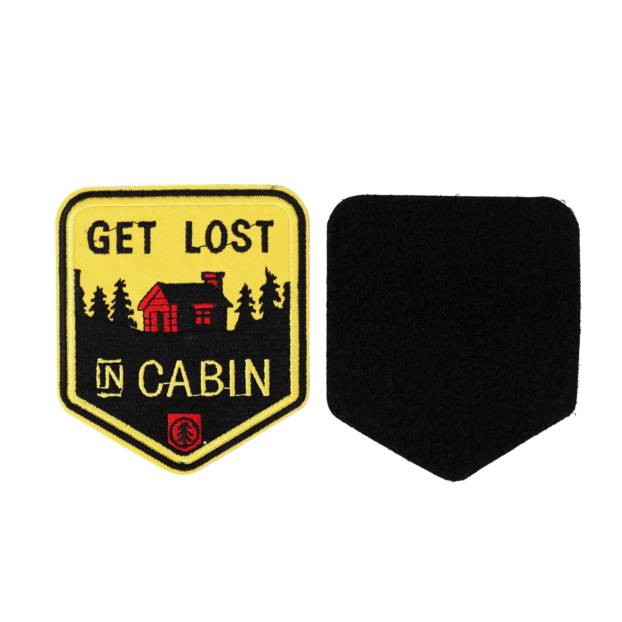 Custom Iron On Logo Embroidered Patches Garment Label Fabric Woven Embroidery Badges For Jackets Hats Clothing