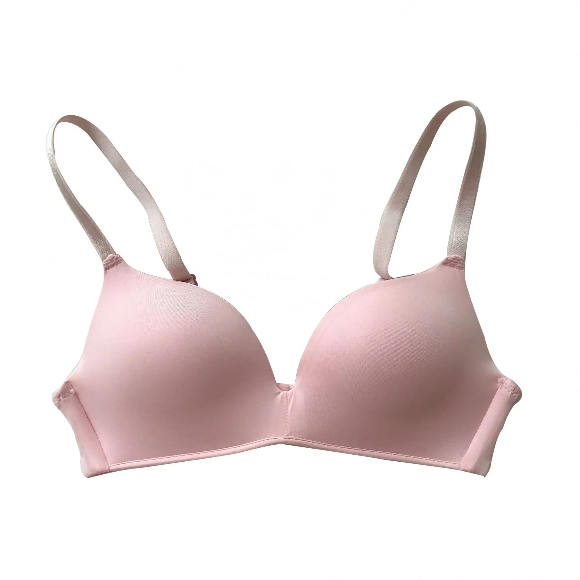Custom logo woman printed plus size bra Girls Fashion Simple Solid Color Push Up lace underwear brassiere bh sosten Ladies Bra