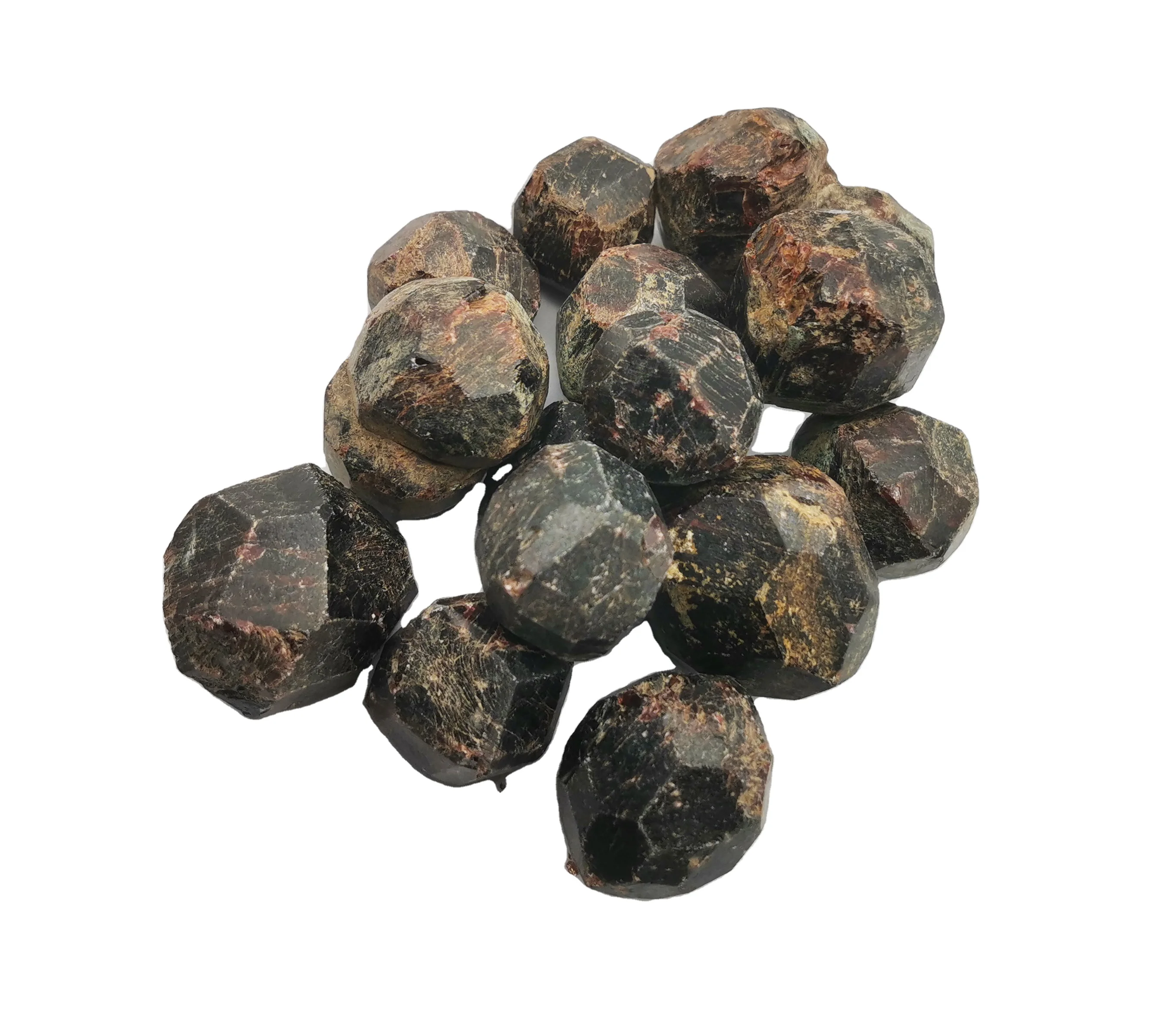 Wholesale Natural Crystal Raw Stone Granule Garnet Rough Stone