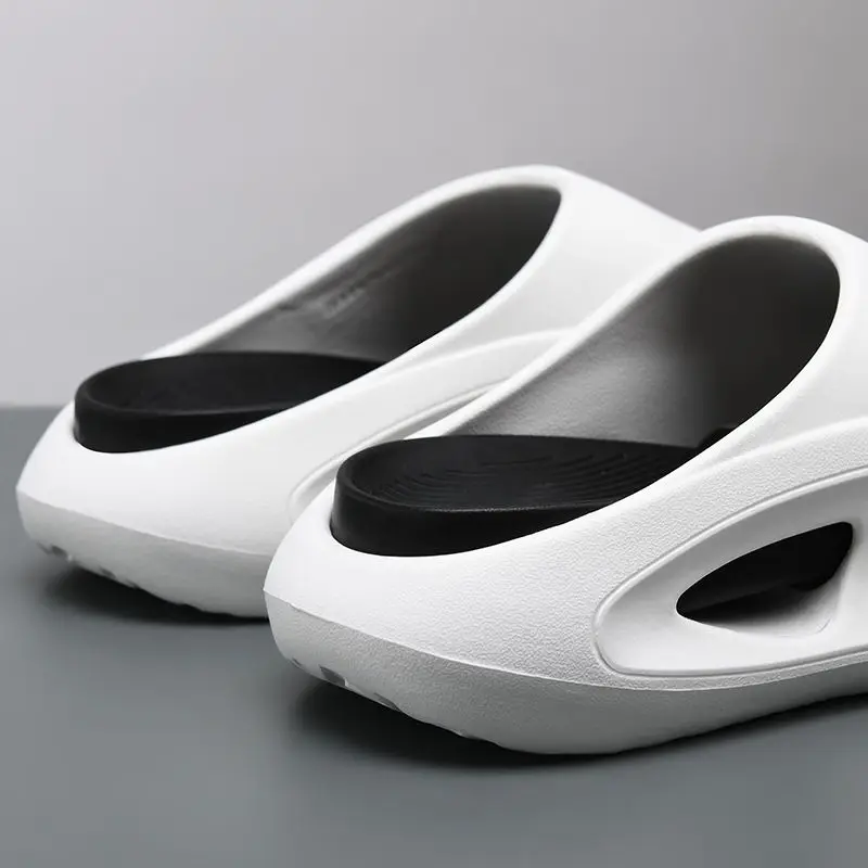 Custom Logo Print Sublimation Blank Slider Eva Mens Foam Slide Sandals Bathroom Rubber Men Slippers Summer For Men High Quality