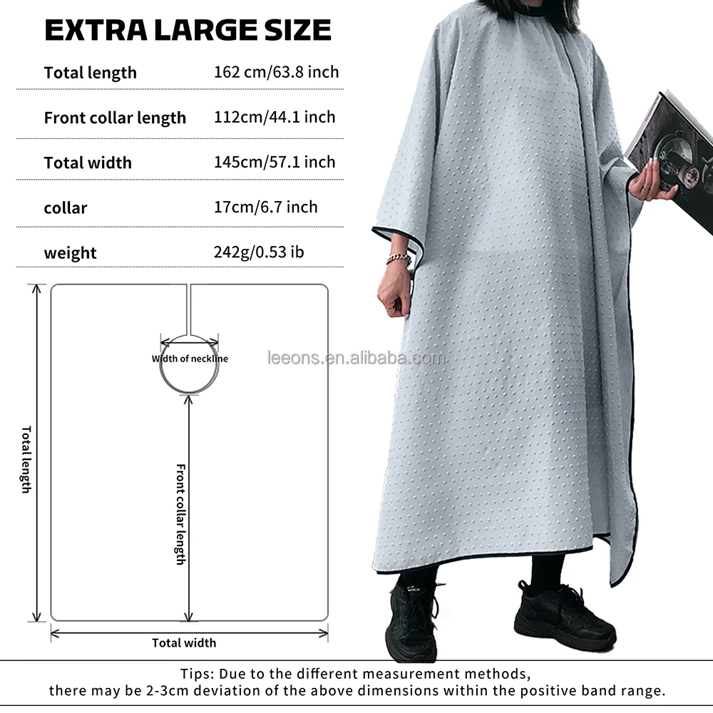 Hot Selling Custom Logo Antistatic Waterproof Polyester 3D Star Pattern Design Barber Hairdressing Cape for Haircutting Salon