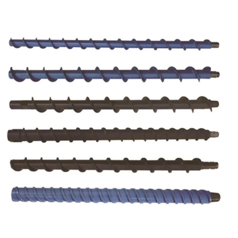 High efficiency Twisted spiral drill rod for coal mining slag extraction water drainage Steel pipe tapered thread drill rod