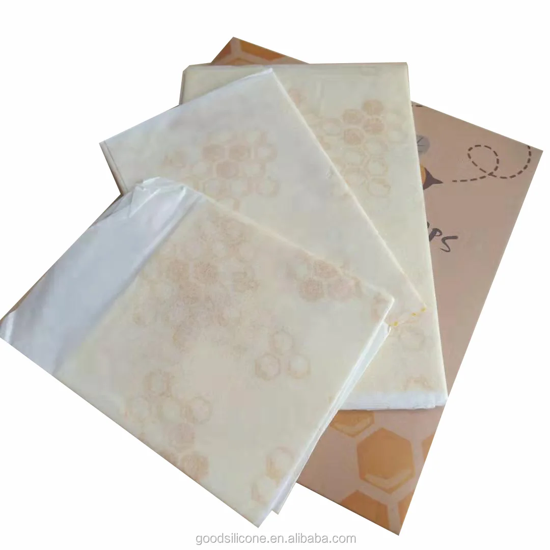 
3 Pack Eco Friendly Reusable Food Wrap Beeswax Paper 