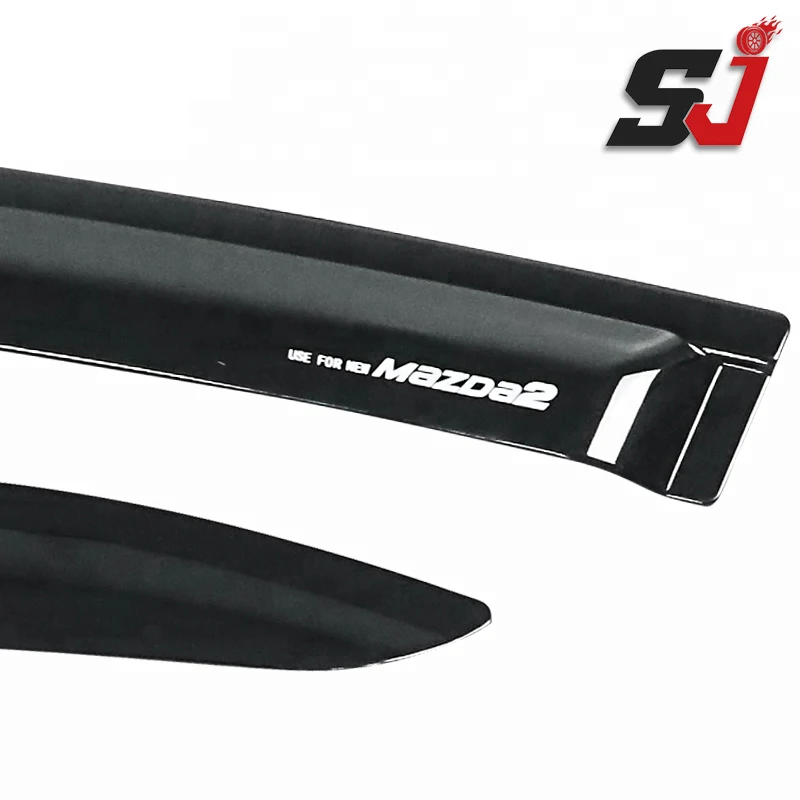 Injection Side Window Deflectors car window wind visor for mazda2