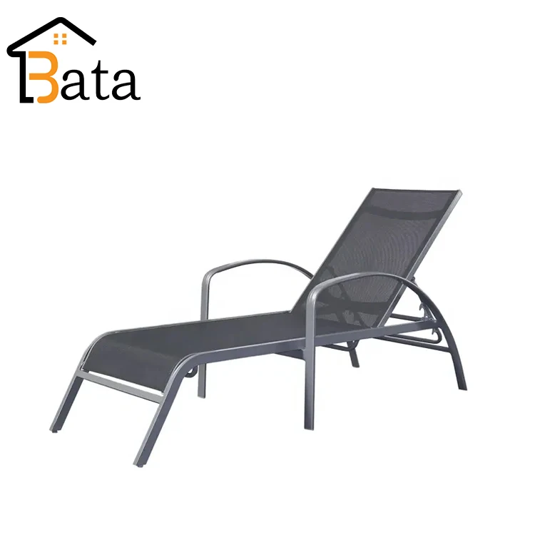 All Weather Wholesale Hotel Garden Daybed Outdoor Aluminum Leisure Poolside Sun Lounger