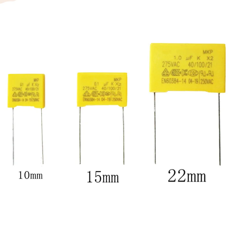 X2 Film capacitor 0.022UF 275V223K 10mm Safety capacitors 223 22nF MPX/MKP Polypropylene capacitor