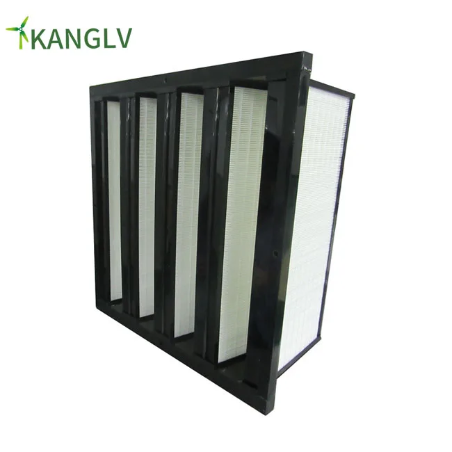 2021 Compact V Bank Chemical Carbon Filter For HVAC